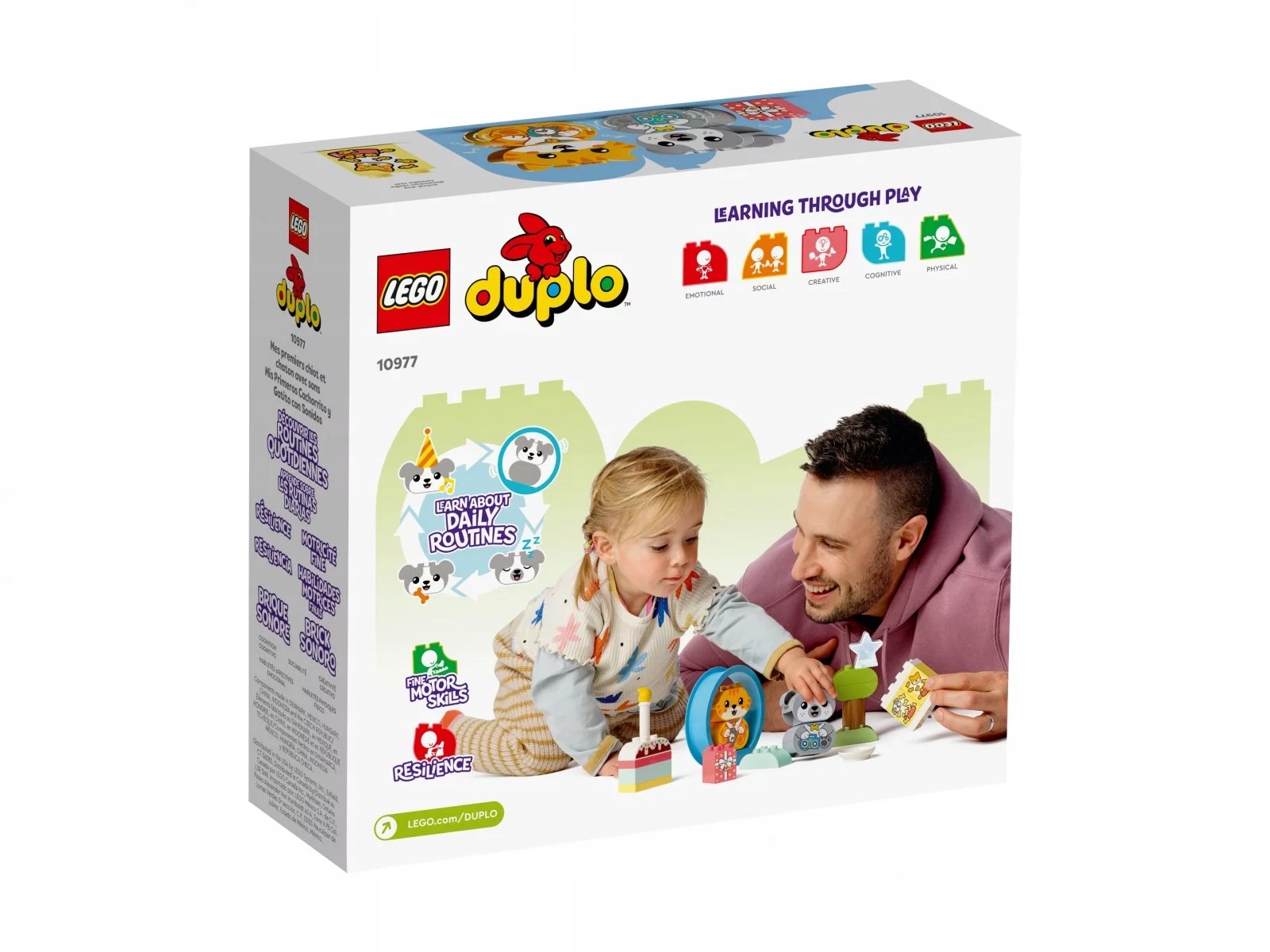 LEGO DUPLO 10977 Mój pierwszy szczeniak i kotek Wiek dziecka 18 m +
