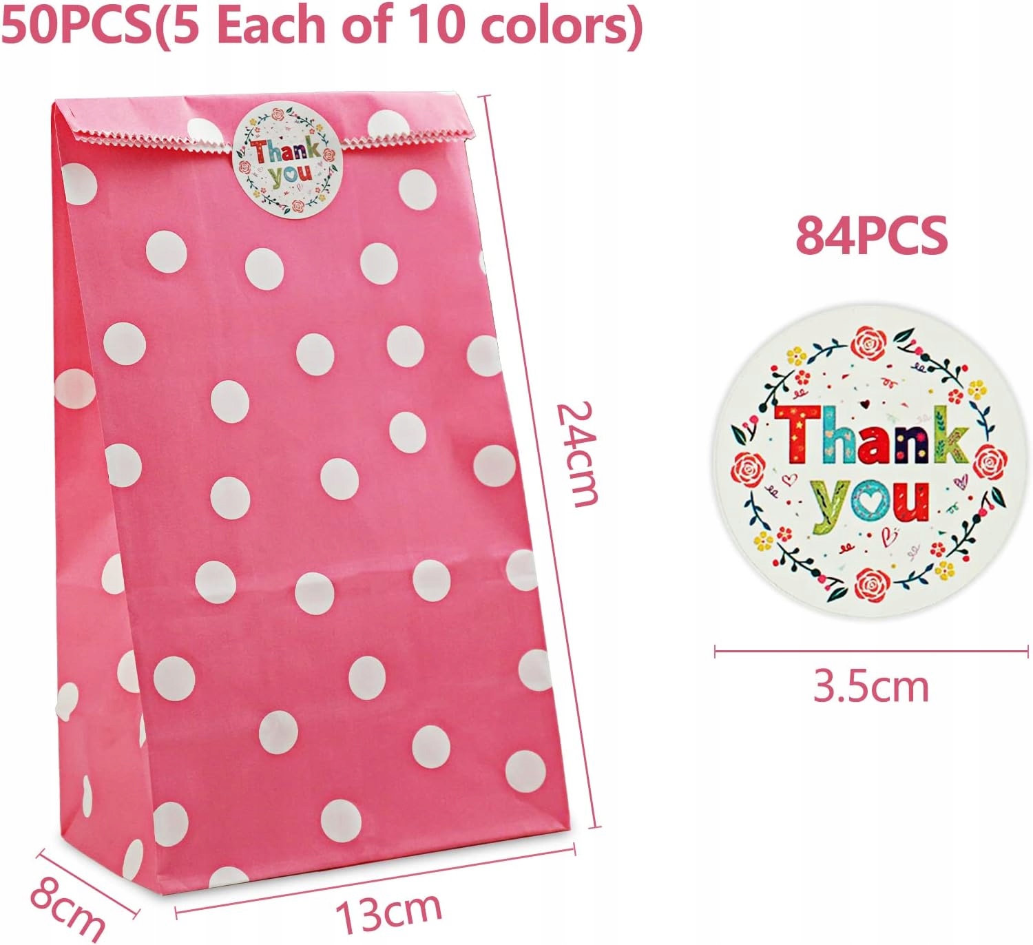 50X TORBY PREZENTOWE PAPIEROWE KOLOROWE NAKLEJKI Kod producenta TORBY PREZENTOWE PAPIEROWE