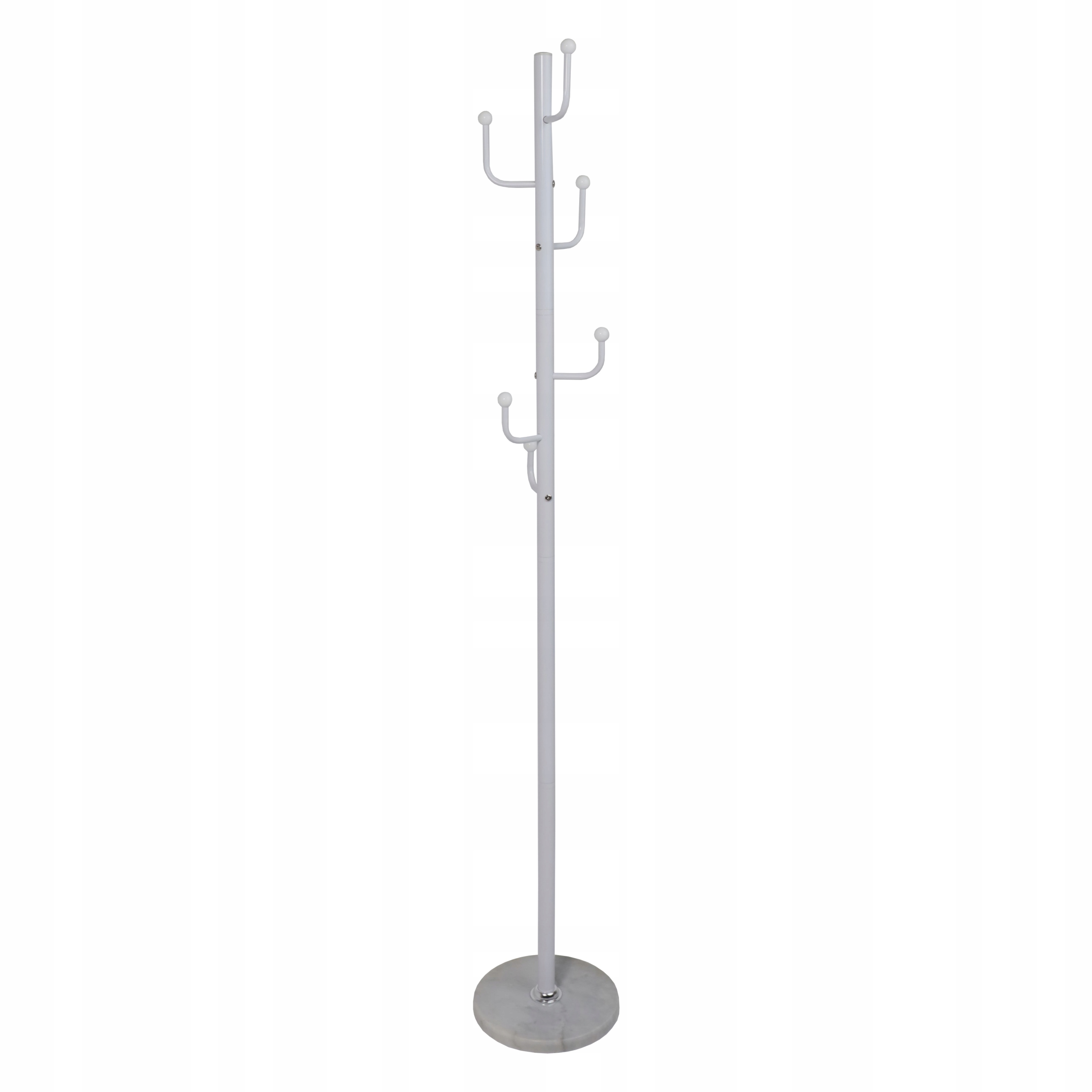 WIESZAK podłogowy stojący STOJAK na ubrania DARWIN BIAŁY metalowy marmur Kod producenta 105292