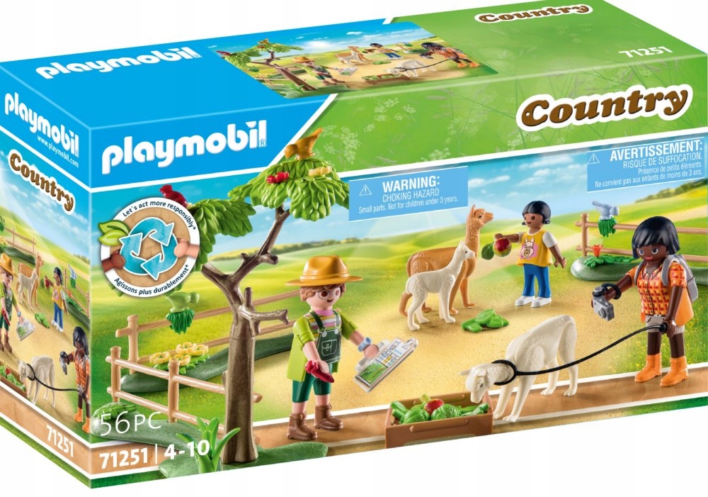 

Playmobil Country Wędrówka z Alpakami Figurki