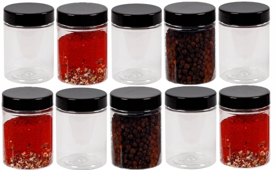 

Słoik Plastikowy 100ML Pojemnik Na Przyprawy 10SZT