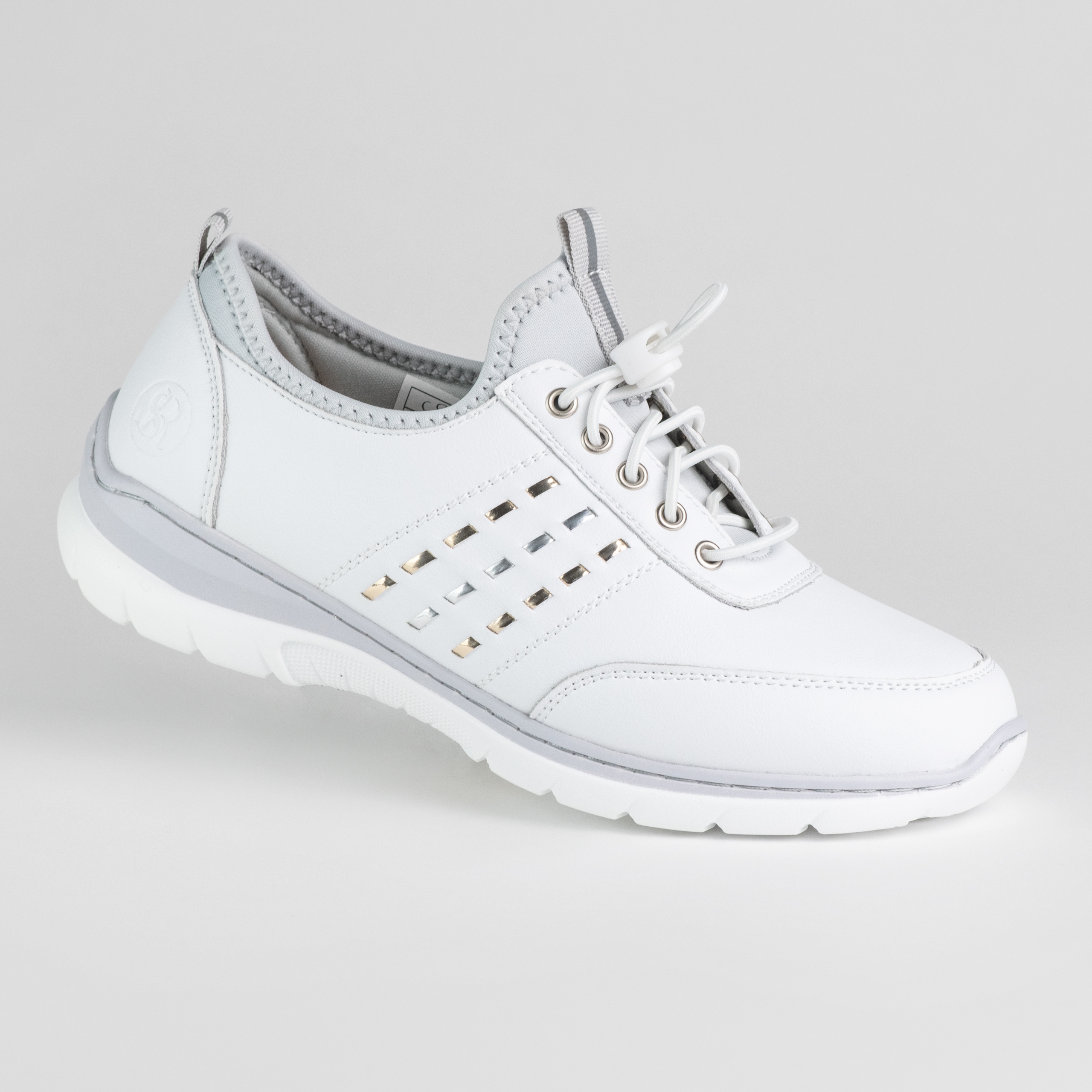 Lehké boty Sontorio LSK-606 přírodní kůže pastelové barvy bílé 37