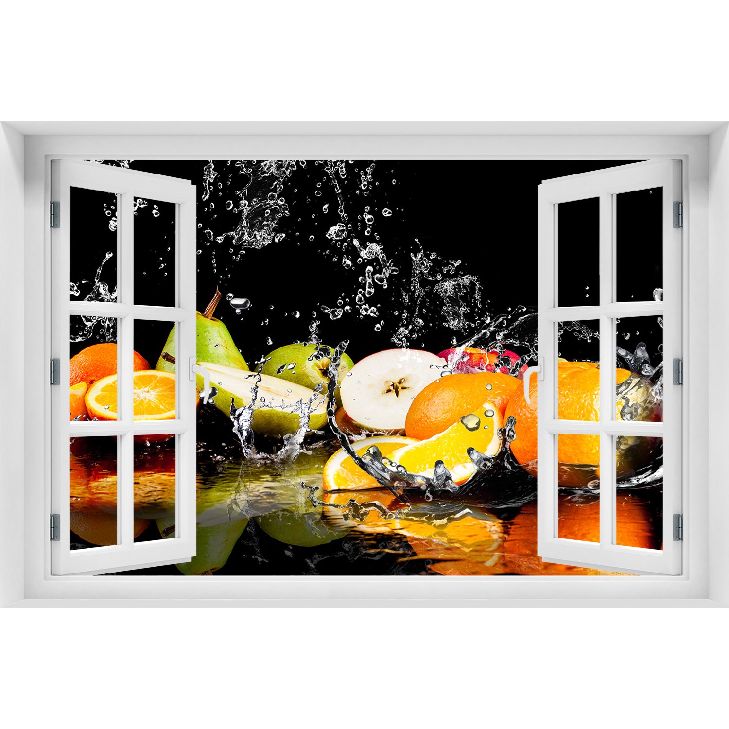 

Fototapeta Naklejka na ścianę Owoce i woda 120x80