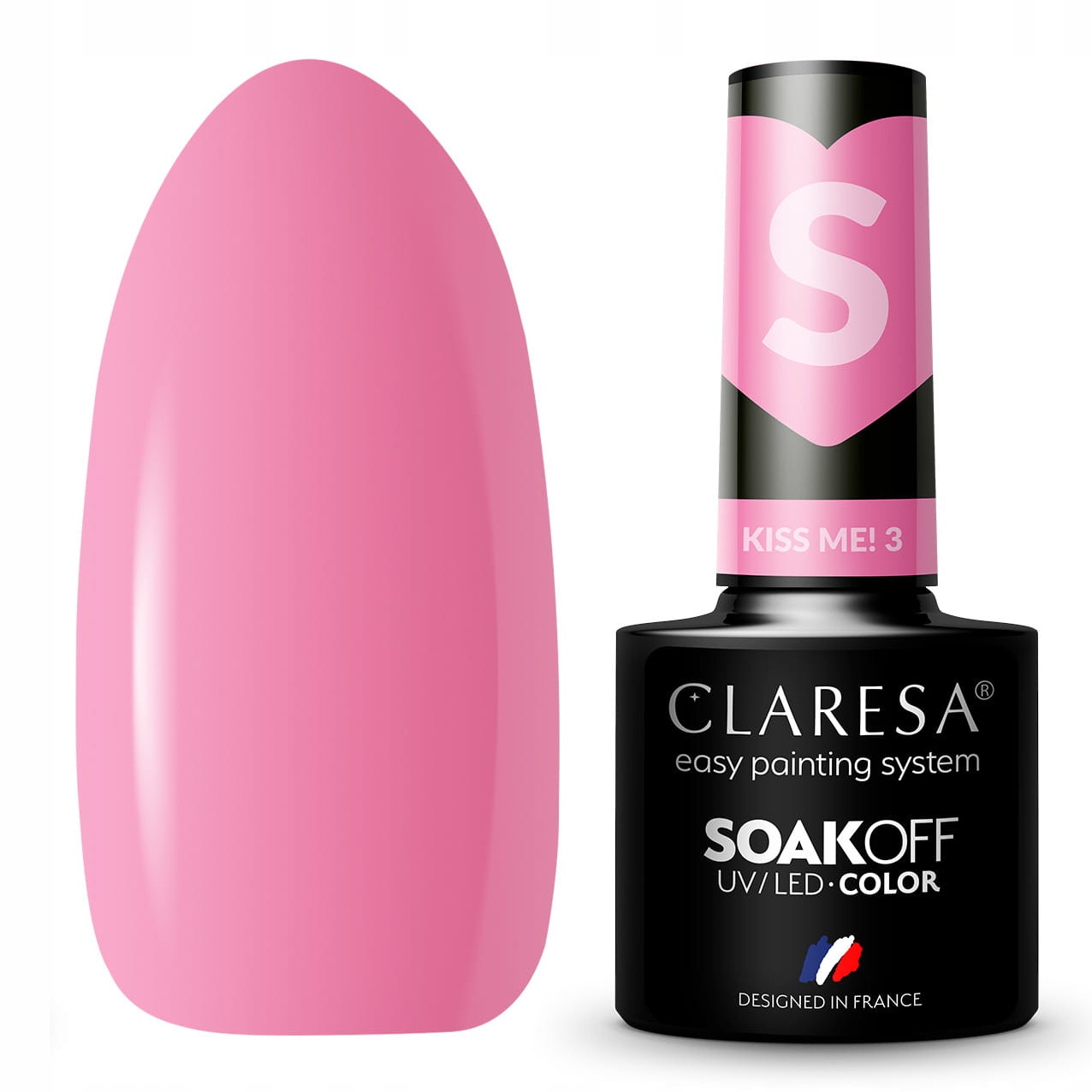 

Claresa Chłodny Róż Lakier Hybrydowy Kiss Me! 3
