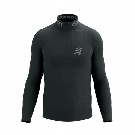 Compressport Tričko s dlouhým rukávem 3D Thermo Hz Ls Top černá XL/XXL