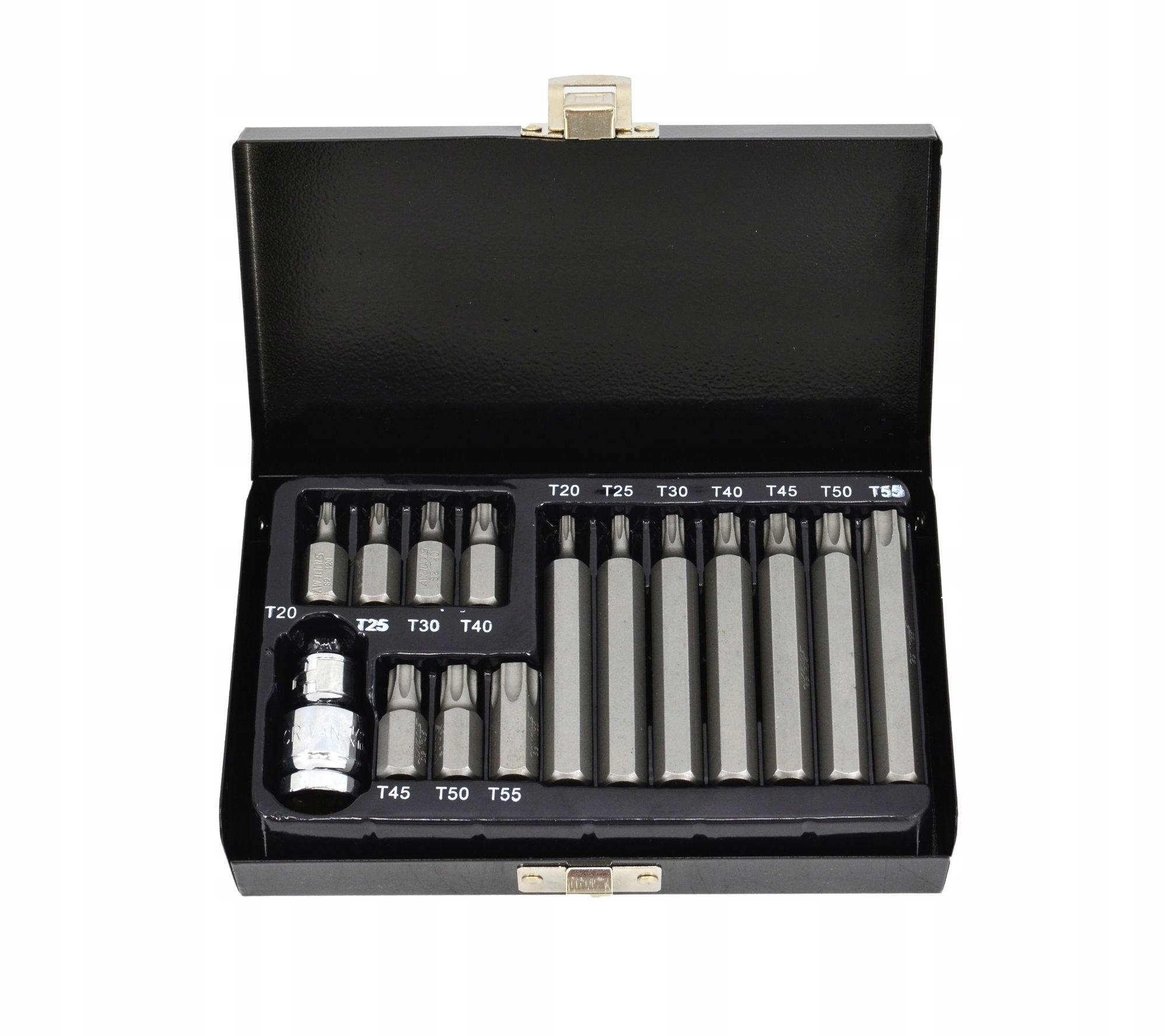

Końcówki Torx zest. 15 el. z otworem Bl Awtools