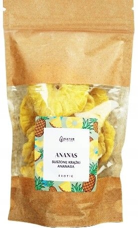 Levně Sušené ovoce Plátky ananasu 500g Chutná Svačinka Natur Planet