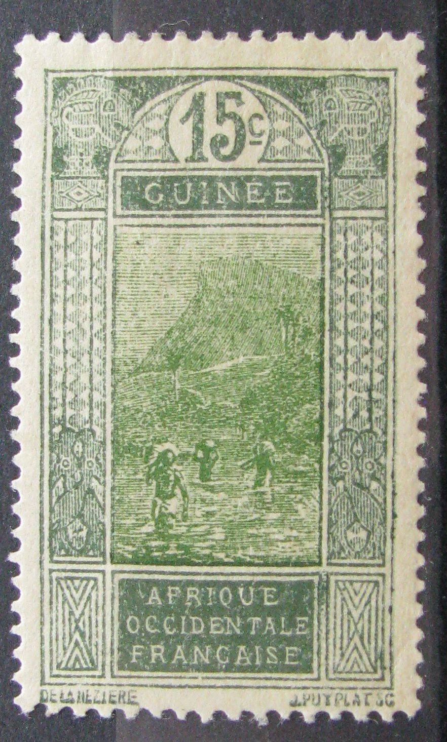 KOLONIE FRANCJI - Gwinea - znaczek czysty *