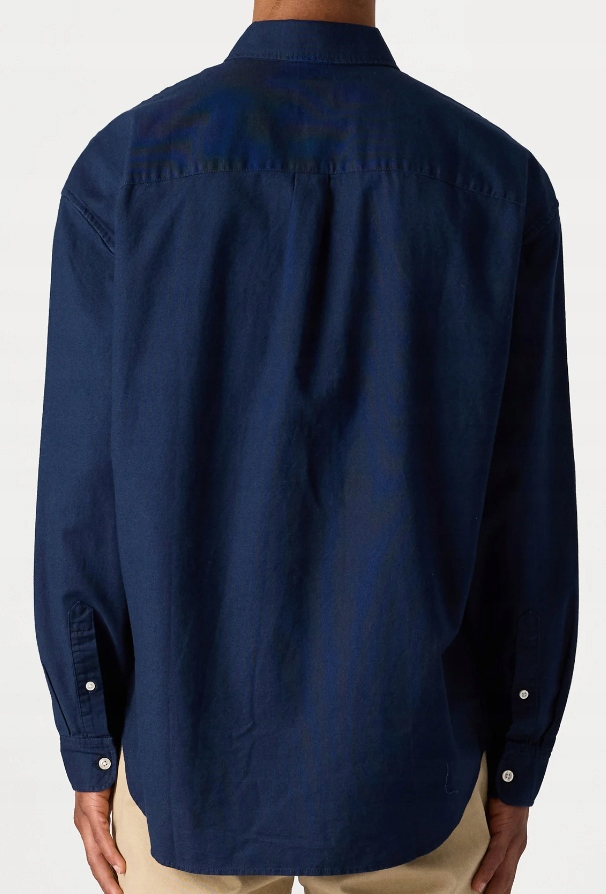 Gap Košile oxford standard fit modrá