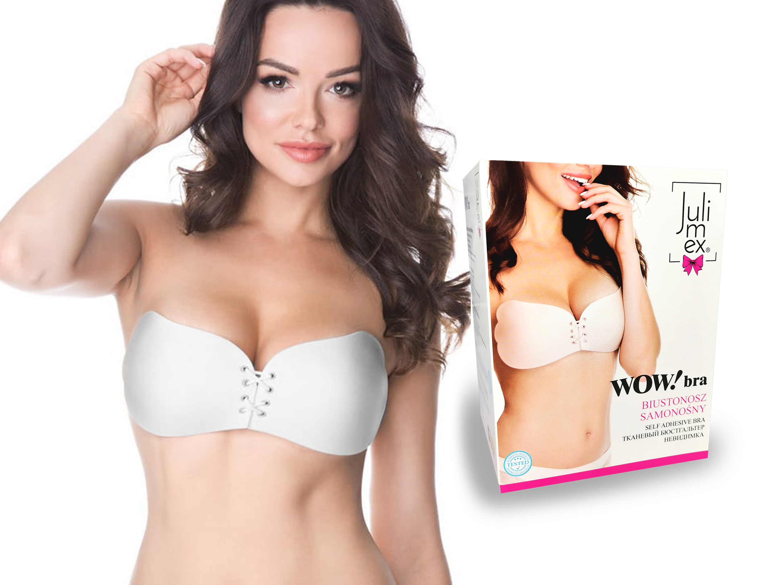

BS-05 Wow! Julimex Biustonosz Samonośny Biały B
