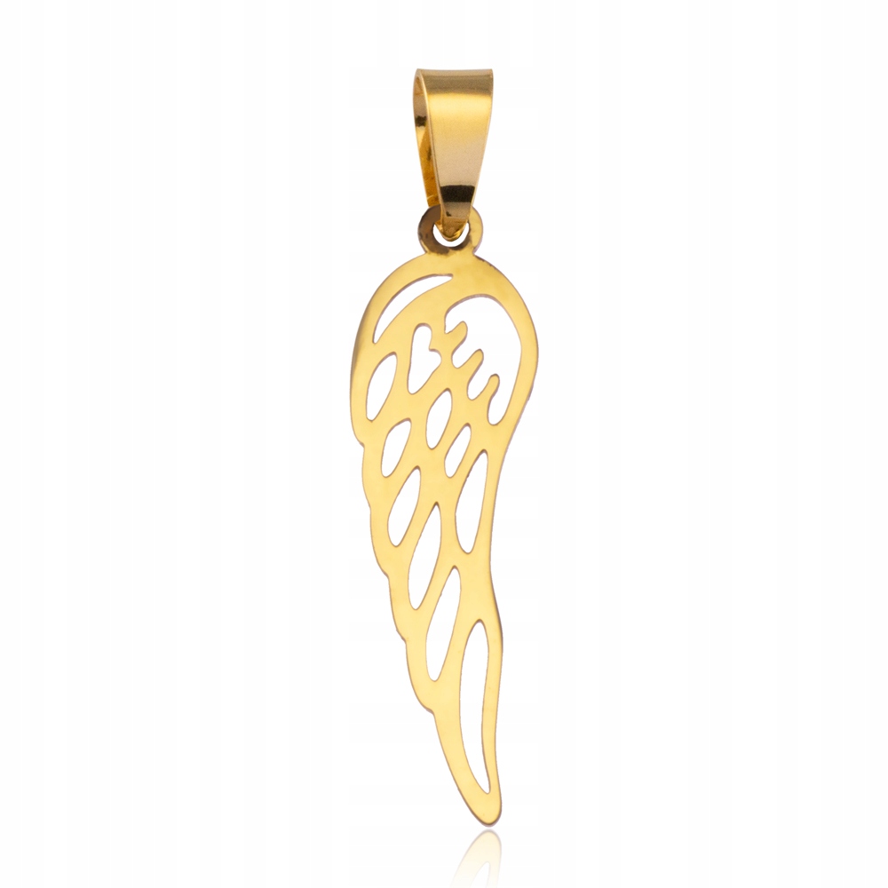 ZŁOTA ZAWIESZKA SKRZYDŁO ANIOŁA PR 585