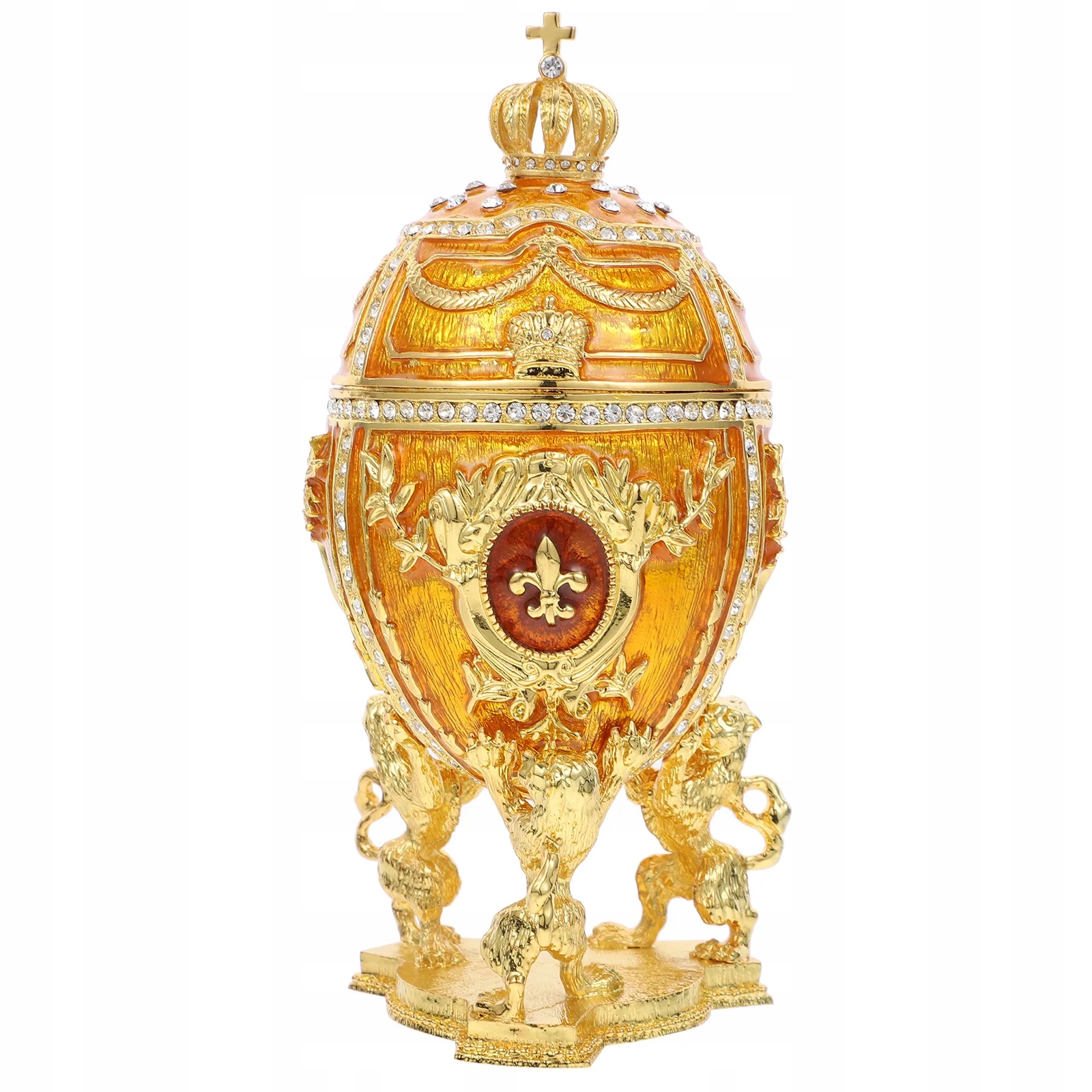 

Antyczne Pudełka na Pierścionki Jajko Faberge Ozdoba