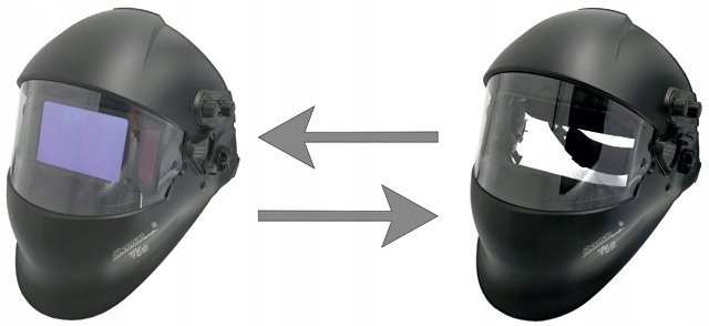 Maska spawalnicza Przyłbica SHERMAN V5a 4 sensory Klasa optyczna 1/1/1/1