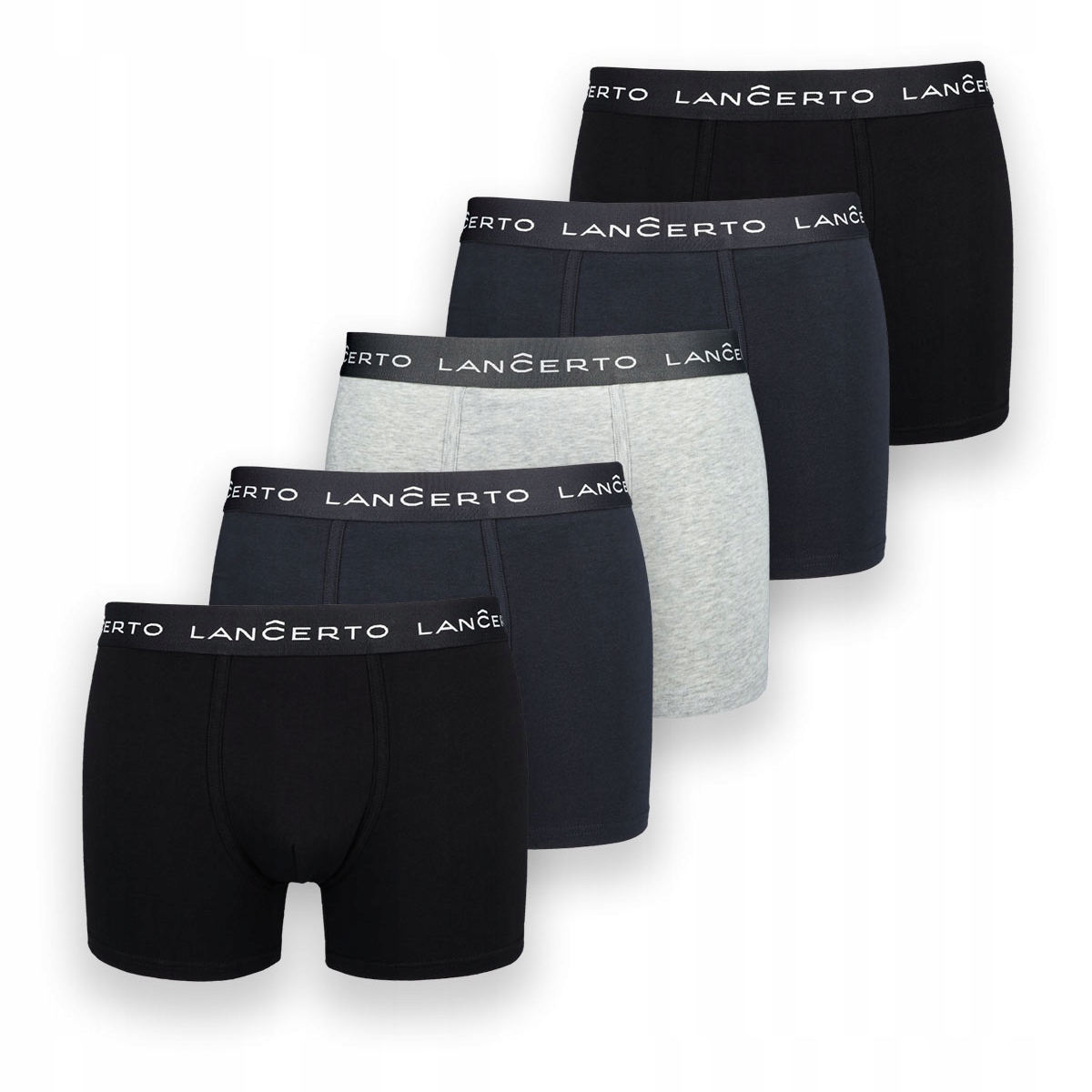 

Bokserki Męskie Kolorowe Lancerto Zestaw 5-pak XL