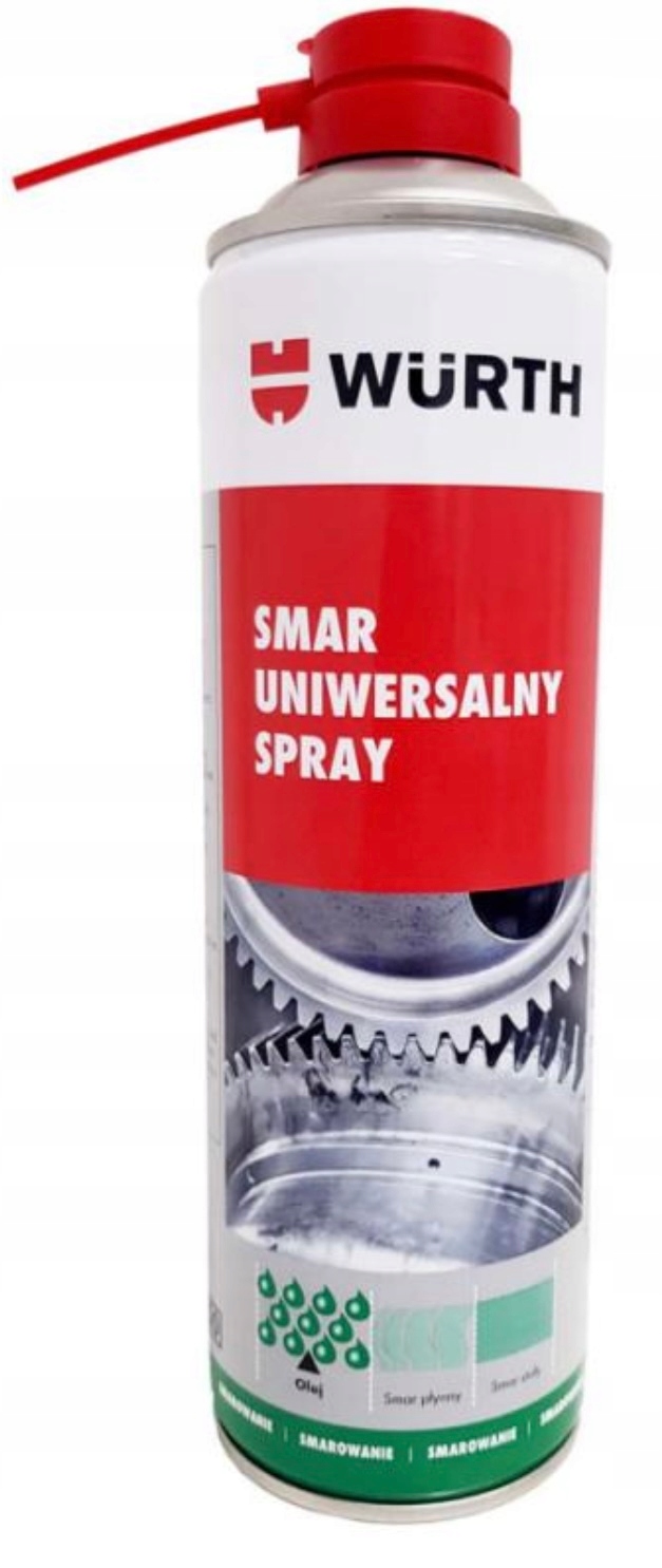 Smar Uniwersalny Towot Do Łańcucha Bram Zawiasów Wurth 500 ml 0893060500