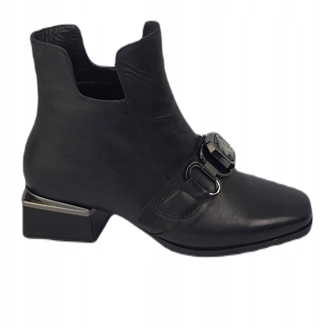 Dámské kotníkové boty Boccato 692.4534 Černá 38, Černá