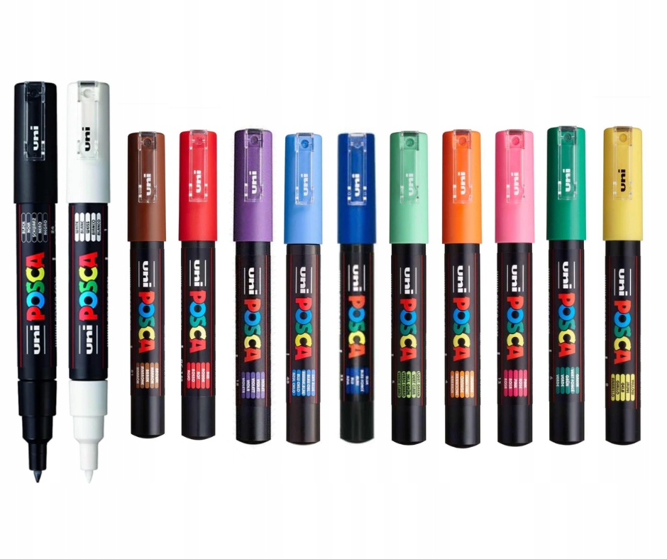 Sada popisovačů Posca PC-1M Start 12PC