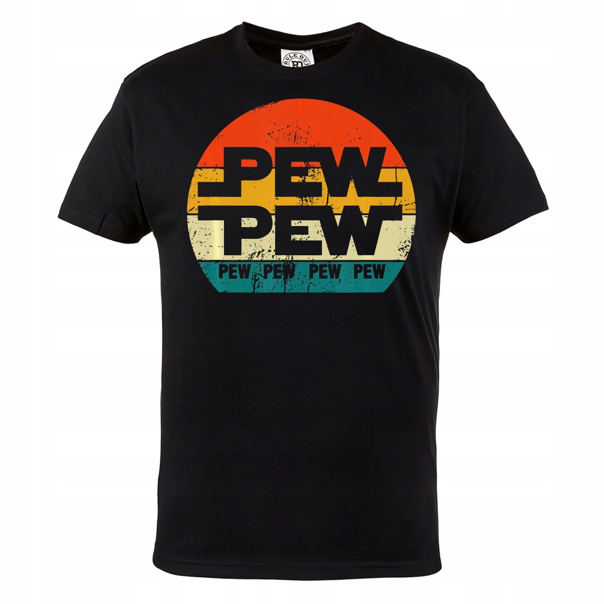 

Męska Koszulka Retro Pew Pew Madafakas