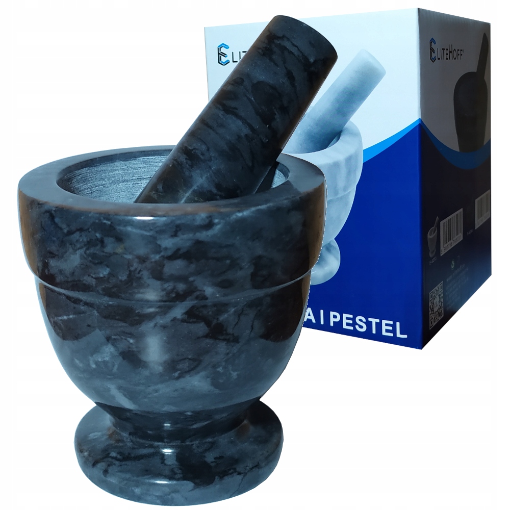 

Moździerz Kuchenny Marmurowy Z Tłuczkiem Cieżki