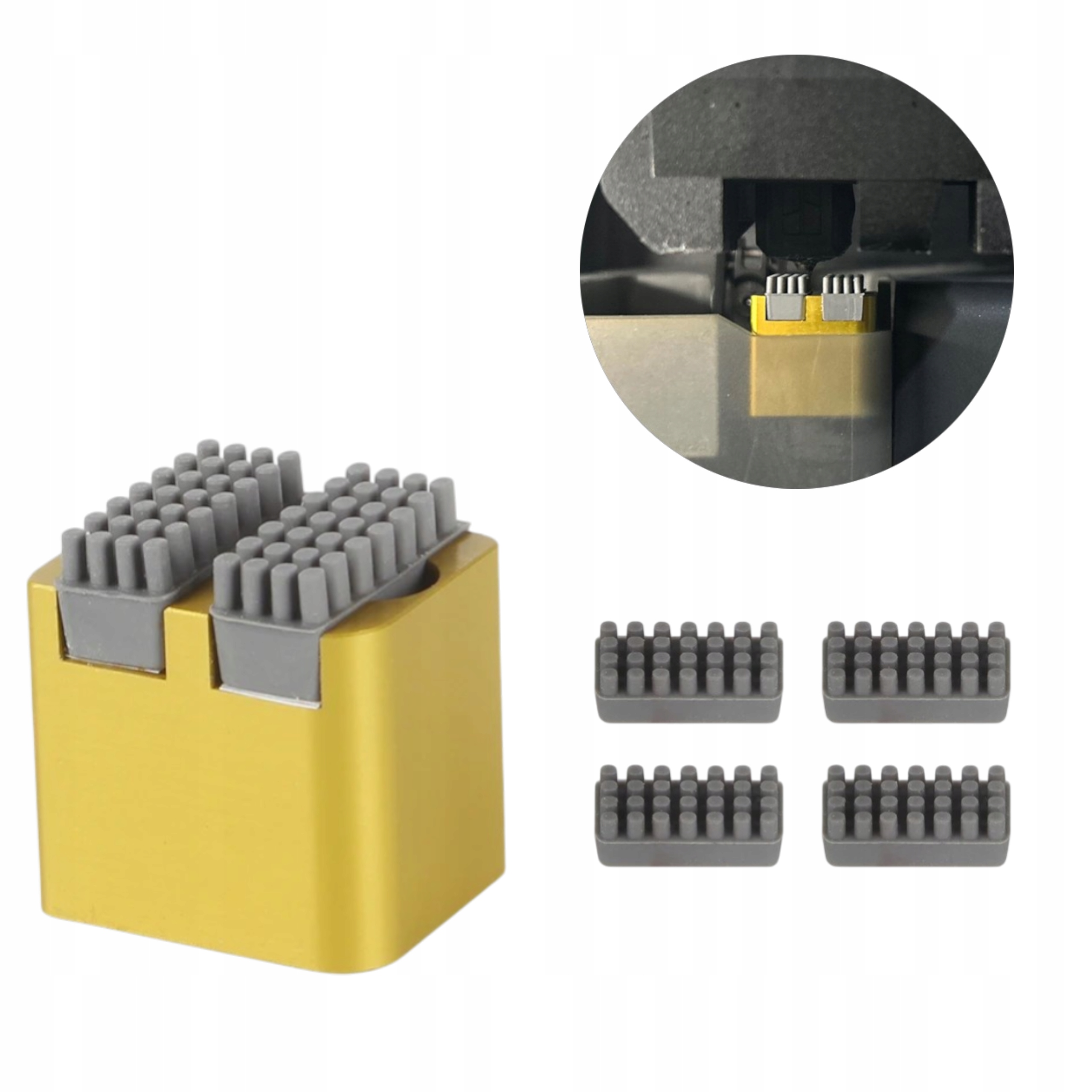 Silikonowa podwójna szczotka do czyszczenia głowicy Bambu Lab X1C P1S P1P