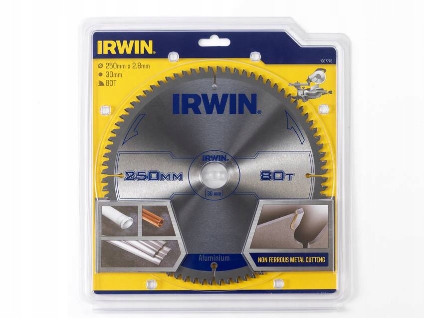 Kotoučová Pila Na Hliník 250x30 x 80 zubů Irwin