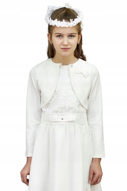 

Bolerko białe z kokardką Simonetta Al-da 140