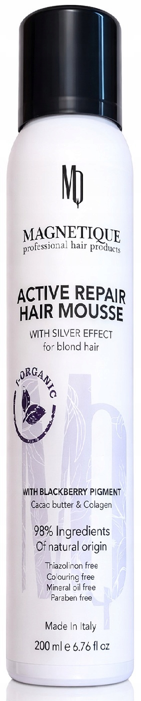 Magnetique Active Repair with Silver Effect do włosów Blond w piance 200ml