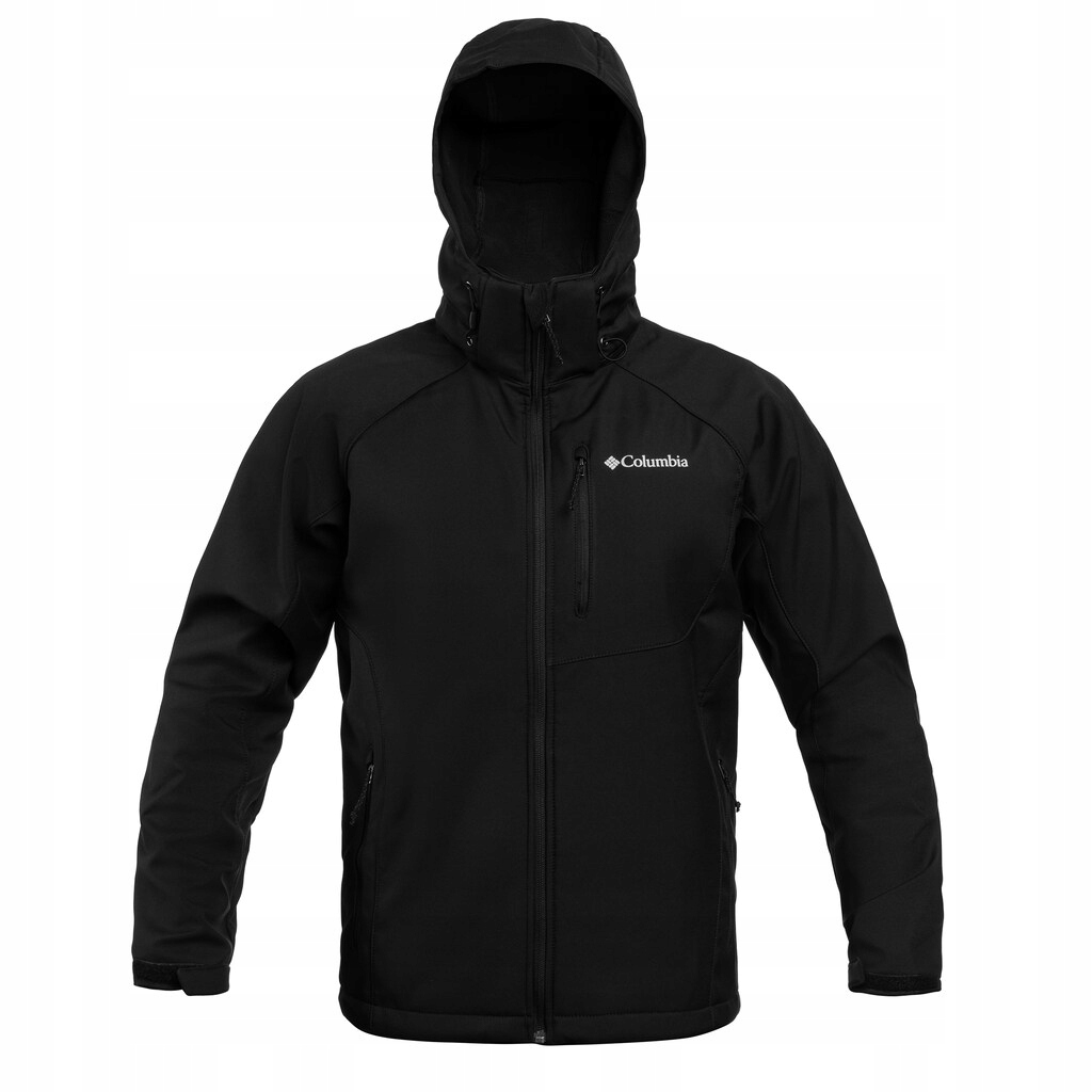 Bunda s kapucí Columbia Cascade Ridge III Softshell černá L