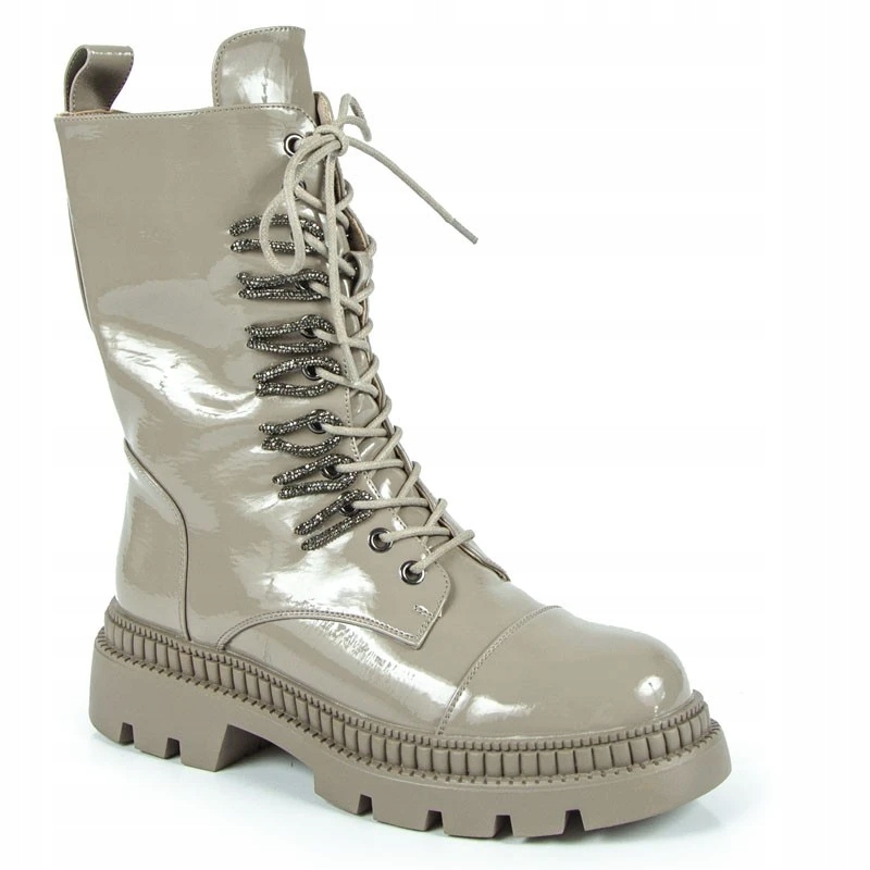 S.barski MR870-72 Botki Workery Beż Cappucino 38