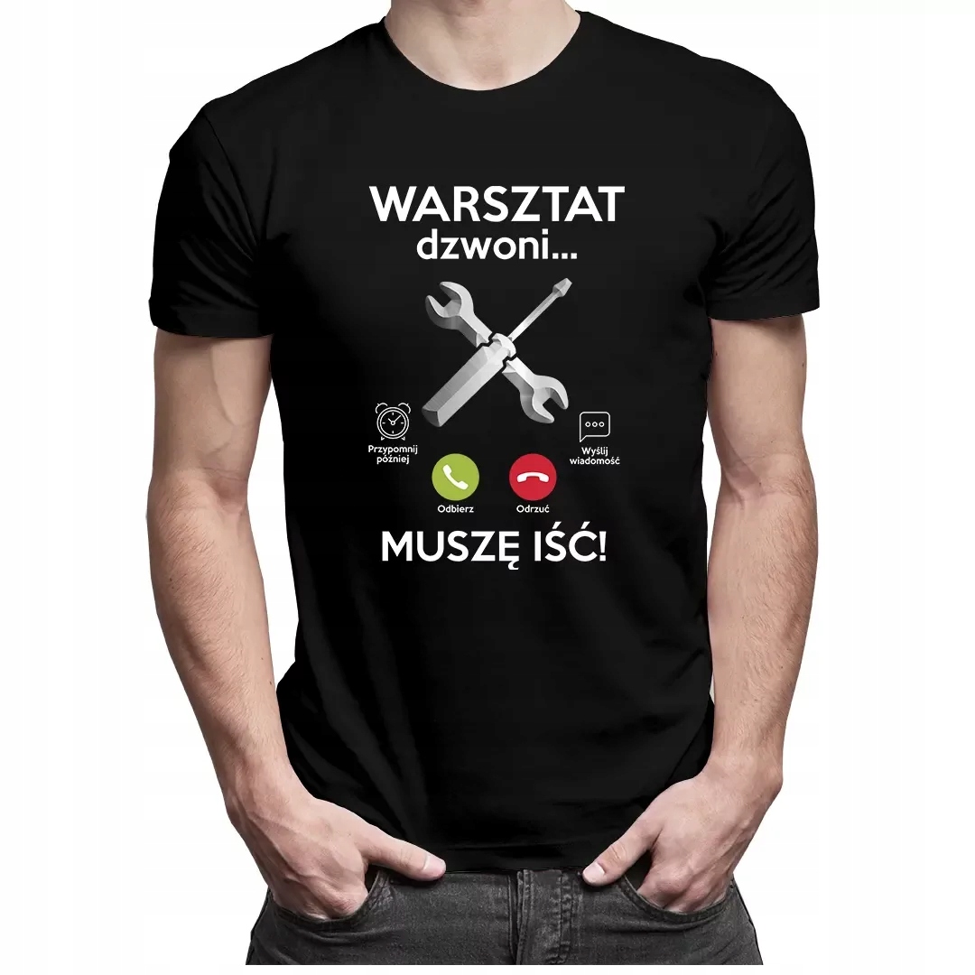 

Warsztat dzwoni, muszę iść koszulka dla mechanika