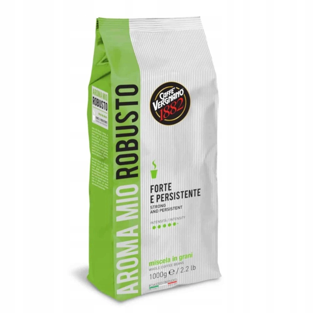 Levně Caffe Vergnano Aroma Mio Robusto zrnková káva 1 kg