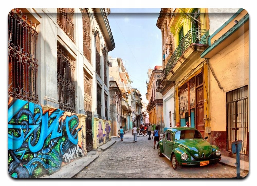 Cuba Metalowy Szyld Plakat Vintage Retro #08242