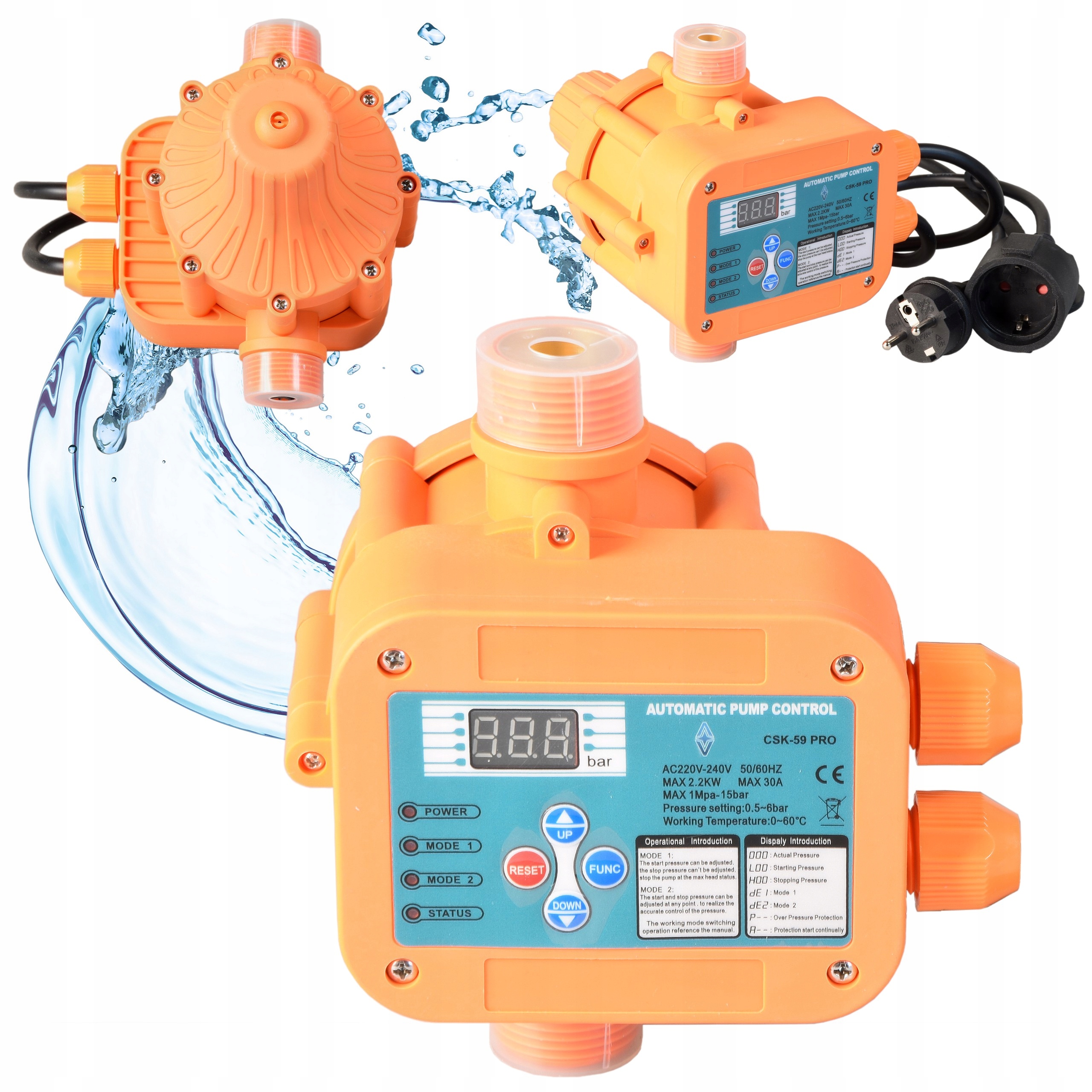 Wyłącznik Hydroforowy do Pompy Csk 59 Pro Zabezpieczenie Nowoczesny Automat