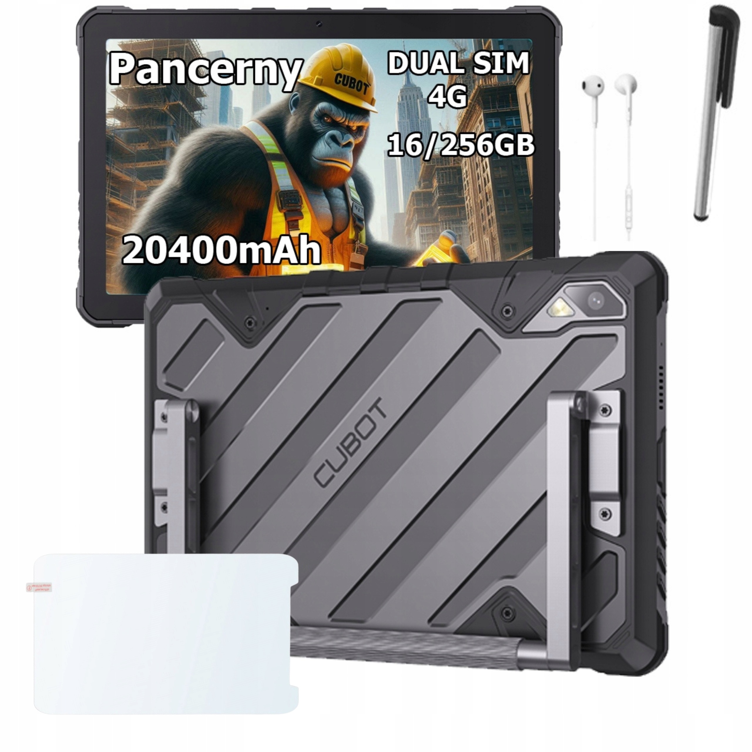 Tablet 10 palců Pancéřový Voděodolný Cubot King Kong Tab 2 Odolný Gps