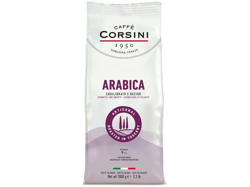 Levně Italská Káva Zrnková Arabica Caffe Corsini 1 kg Toskánsko Čerstvá