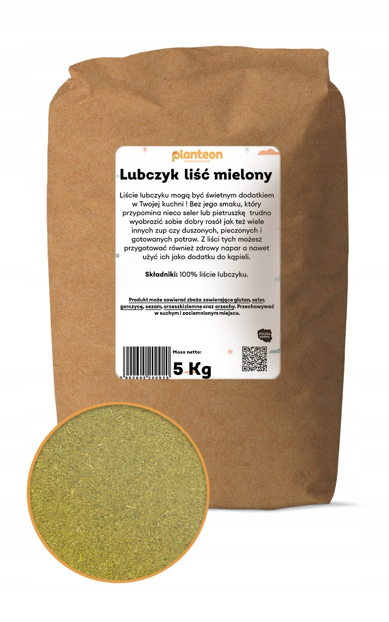 Libeček mletý list 5 kg libeček sušený práškový list kvalita prášek