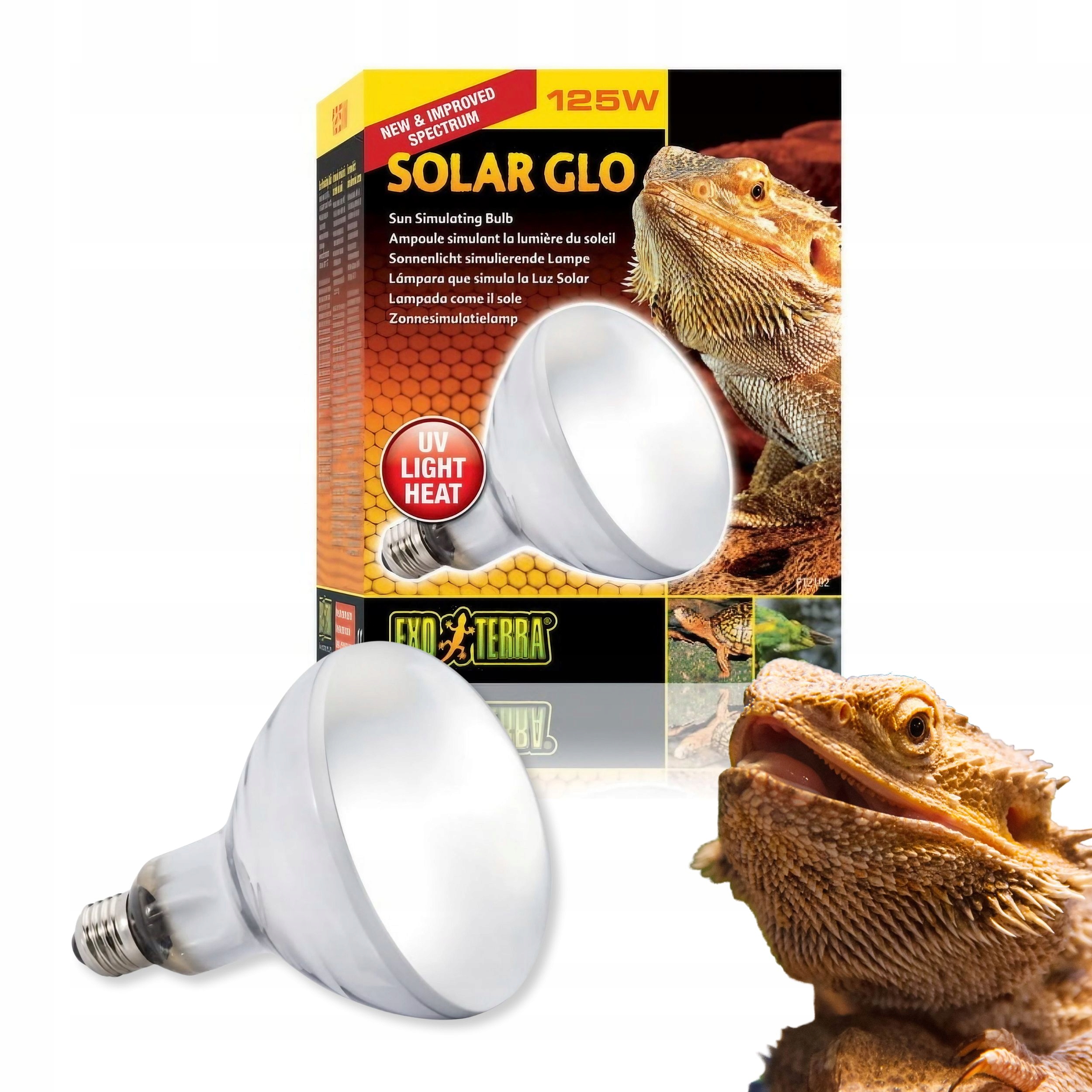 Levně Exo-Terra Solar Glo Uvb žárovka 3v1 125 W EX-1924
