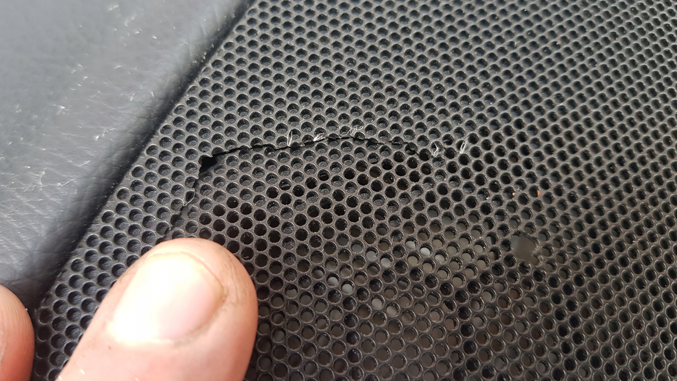 MERCEDES W203 side upholstery left rear part