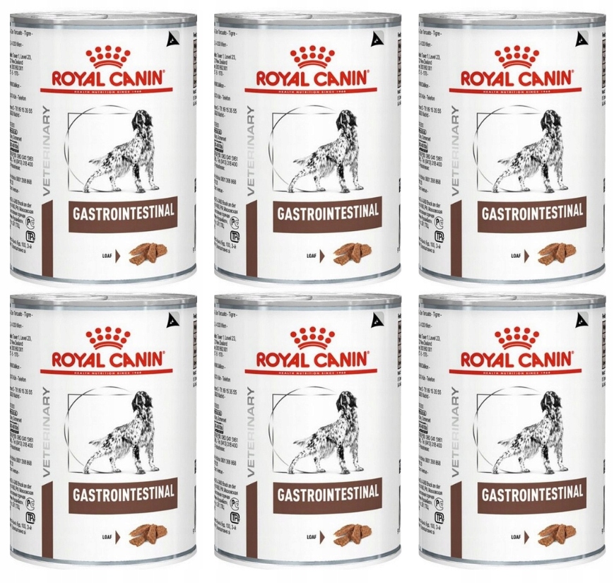 Royal Canin Veterinary Gastrointestinal puszka 6x400g