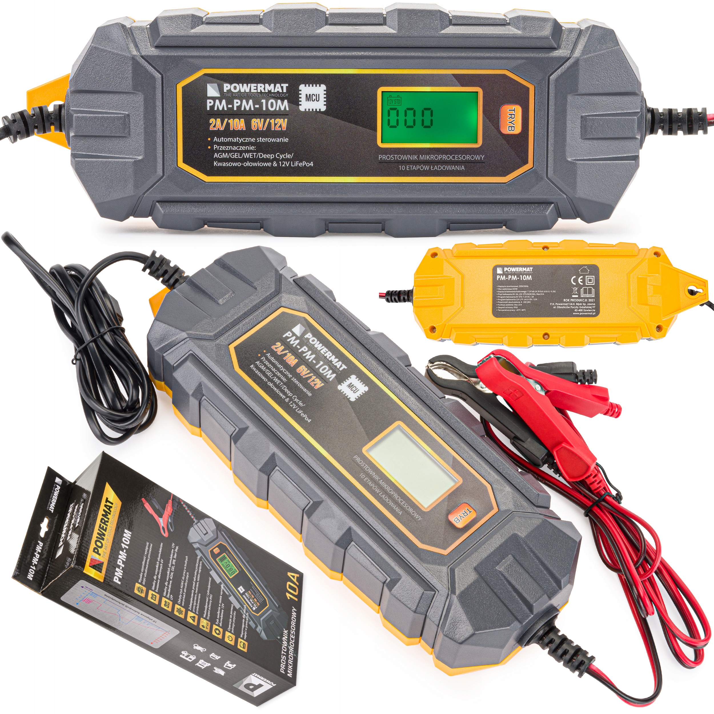 6V / 12V аккумуляторный микропроцессорный выпрямитель