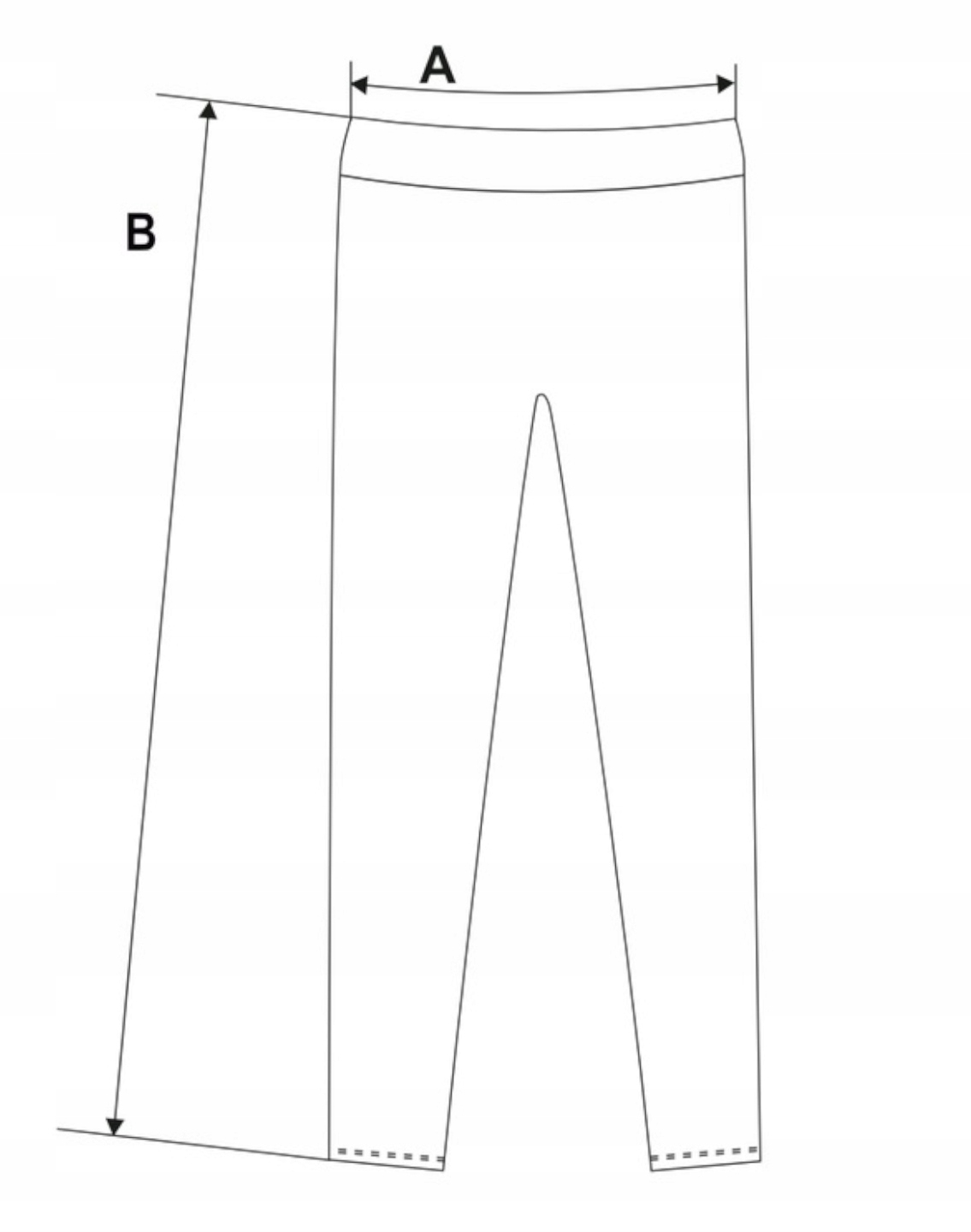 Legginsy Getry Klasyczne Damskie Wysoki Stan Kryjące Wygodne S/M Rozmiar S/M