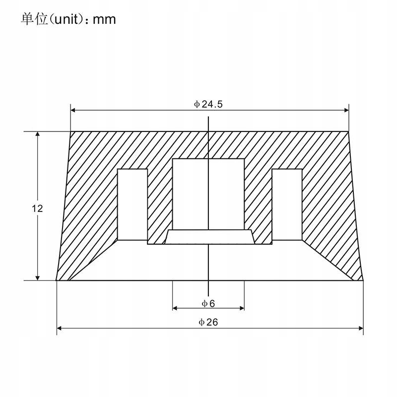 GAŁKA DO GITARY ELEKTRYCZNEJ POKRĘTŁO NA POTENCJOMETR ZAMIENNIK NA WYMIANĘ Kod producenta 013484