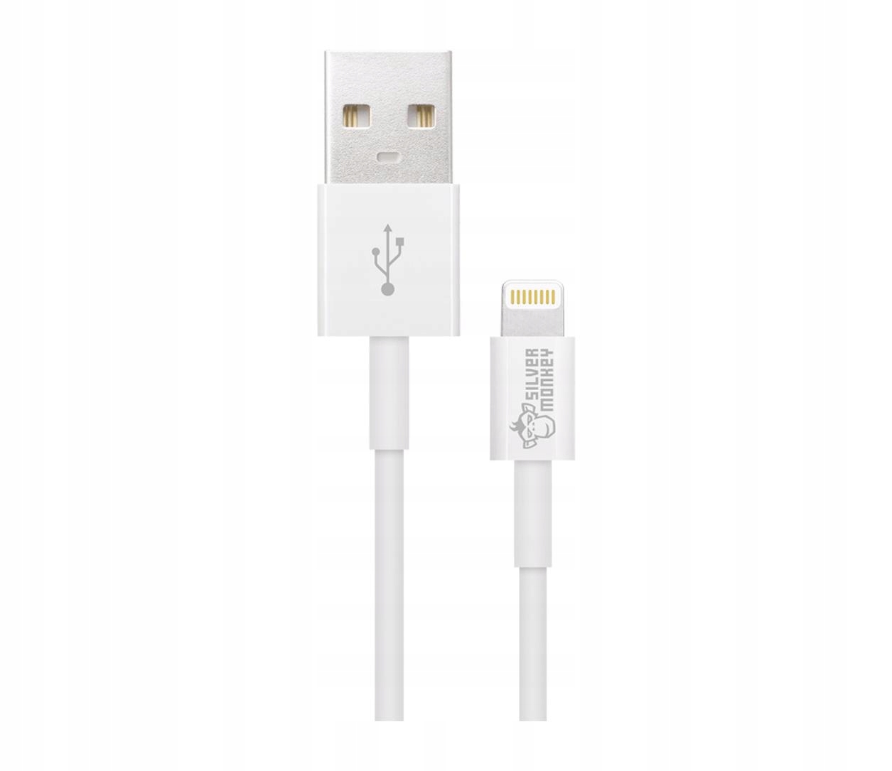 

Kabel Silver Monkey Usb 2.0 - Lightning 1,2m Biały