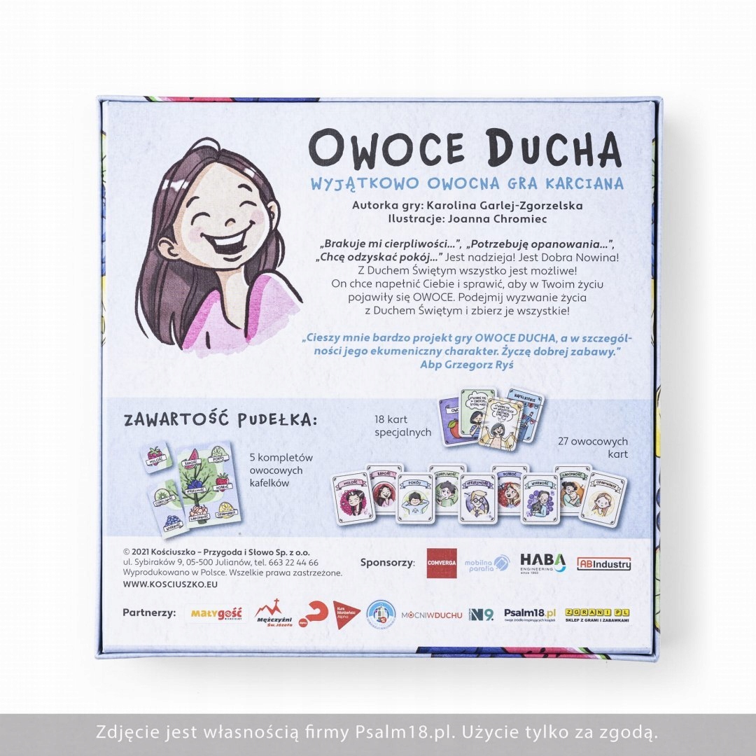 NOWOŚĆ: Gra OWOCE DUCHA Wiek gracza 5-7 lat 8-11 lat