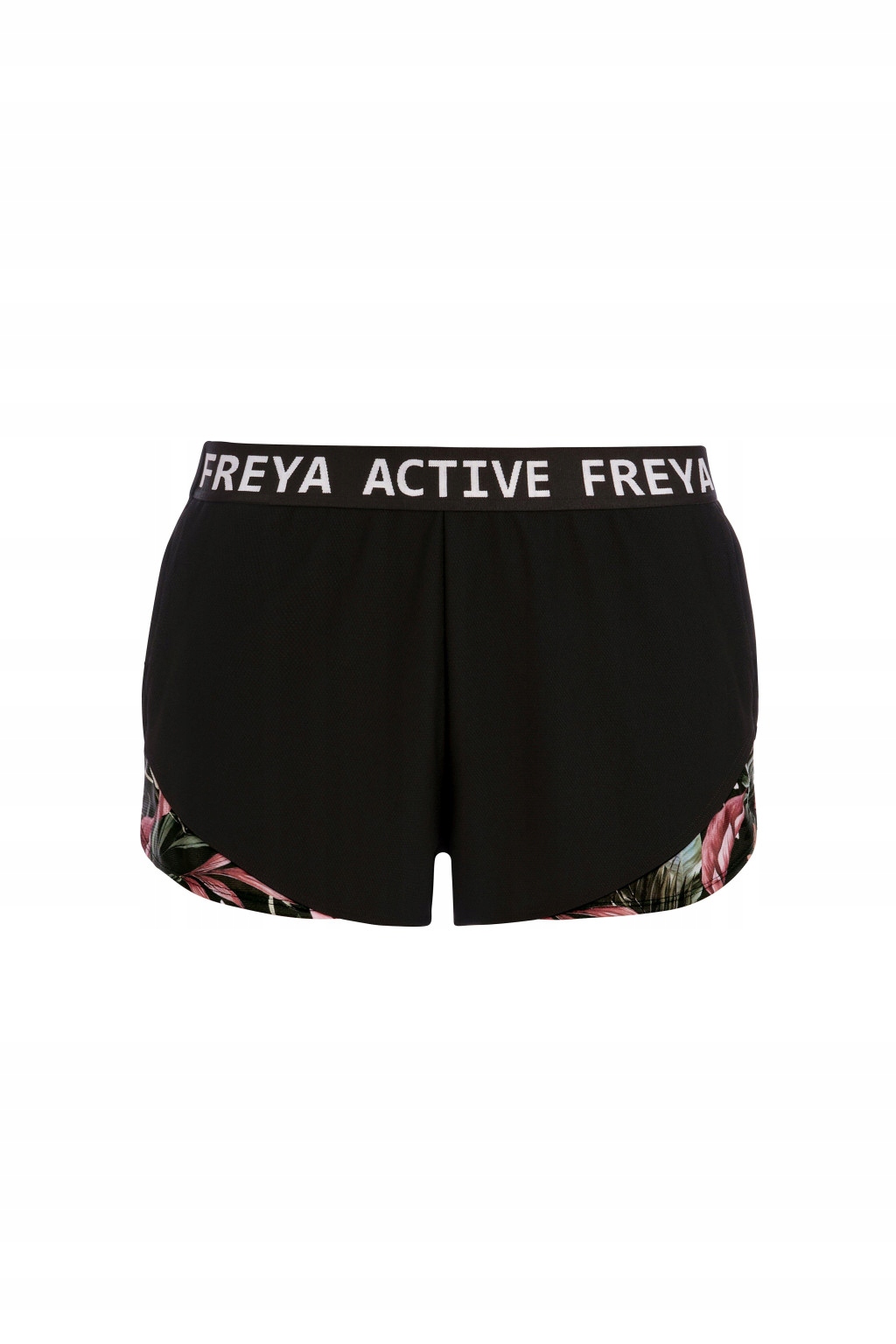 FREYA CZARNE SPODENKI SPORTOWE WSTAWKI LOGO DDK NG8__L Rozmiar L