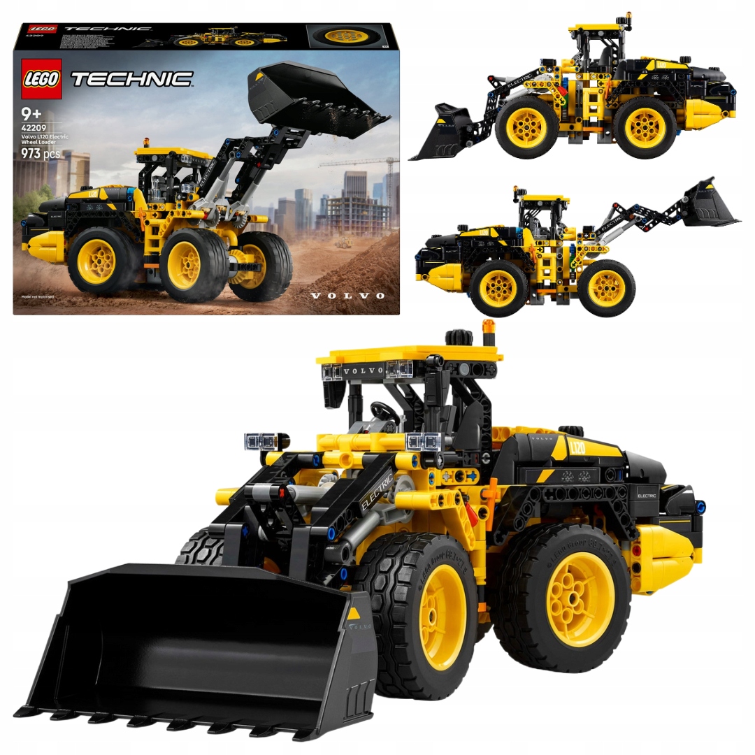 Lego Technic 42209 Technic Kolový nakladač Volvo L120 Electric
