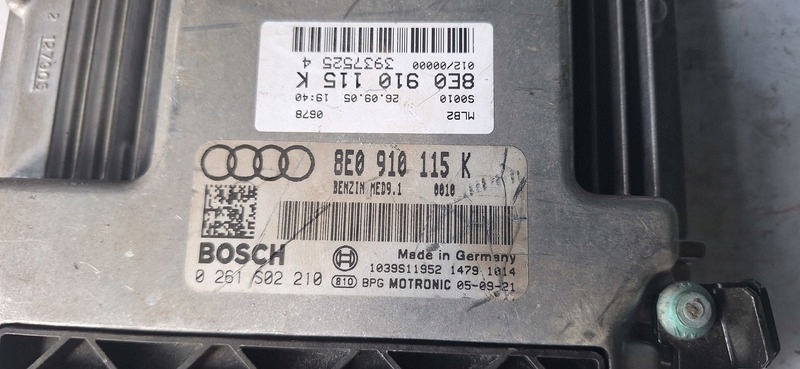 computer Motore AUDI A4 B7 2.0 TFSI BE0910115K