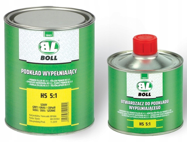 

Boll Podkład Wypełniający Hs 5:1+ Utwardzacz 0.96