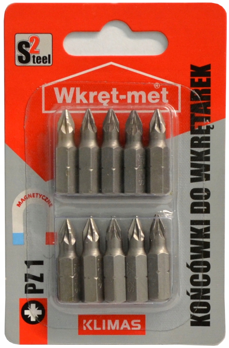 

Końcówki do wkrętarek bity bit PZ1 25mm 10 szt.