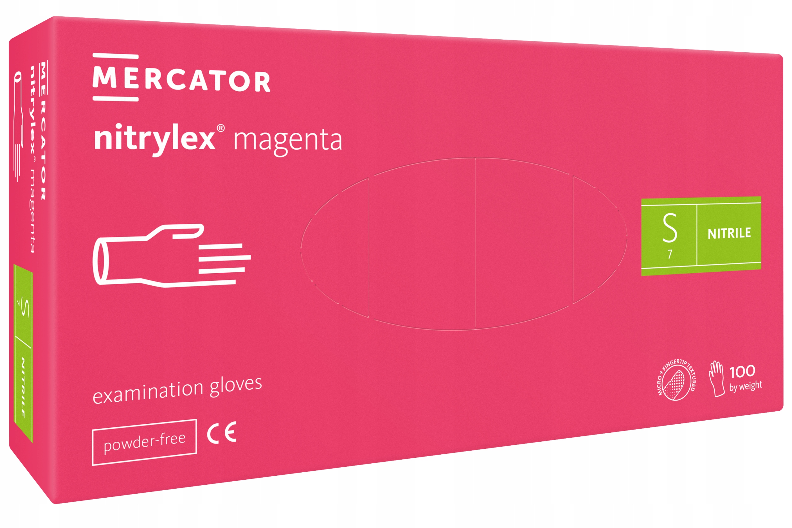 

Rękawice rękawiczki Nitrylowe pink Magenta Różowe